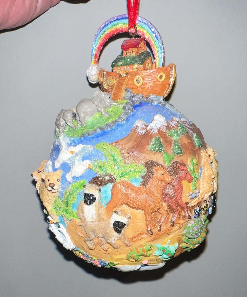 Christopher Radko 40 Days & 40 Nights Noah's Ark Christmas Ornament